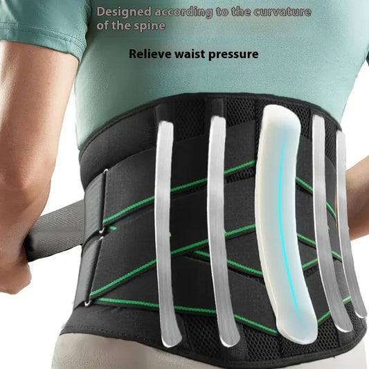 Waist Supporter Breathable Elastic Belt Cartilage Support Waist Support Slipped Discs Waistband